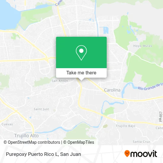 Mapa de Purepoxy Puerto Rico L