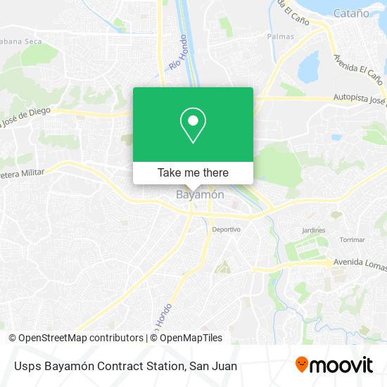 Usps Bayamón Contract Station map