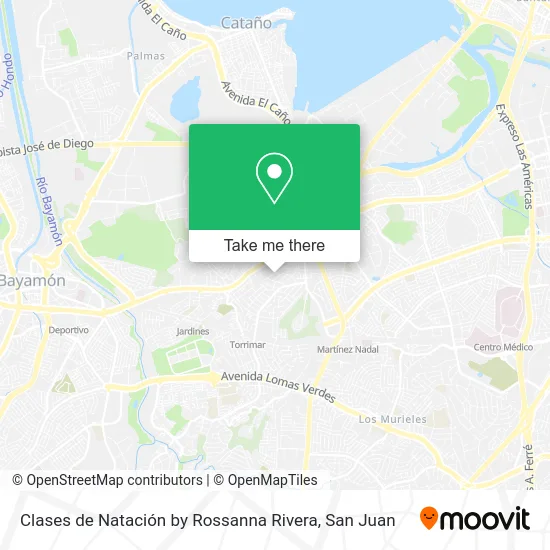 Clases de Natación by Rossanna Rivera map