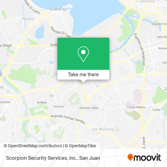 Scorpion Security Services, inc. map