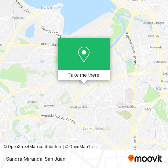 Sandra Miranda map