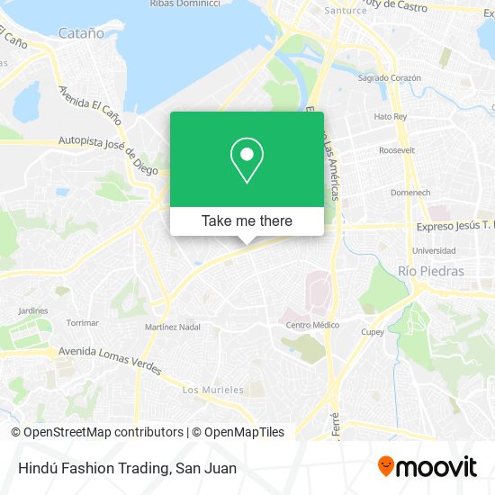 Hindú Fashion Trading map