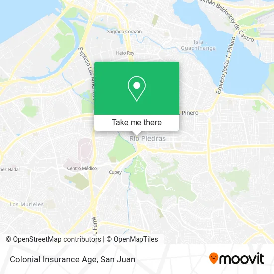 Colonial Insurance Age map