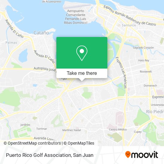 Puerto Rico Golf Association map
