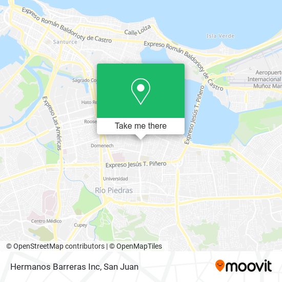 Hermanos Barreras Inc map
