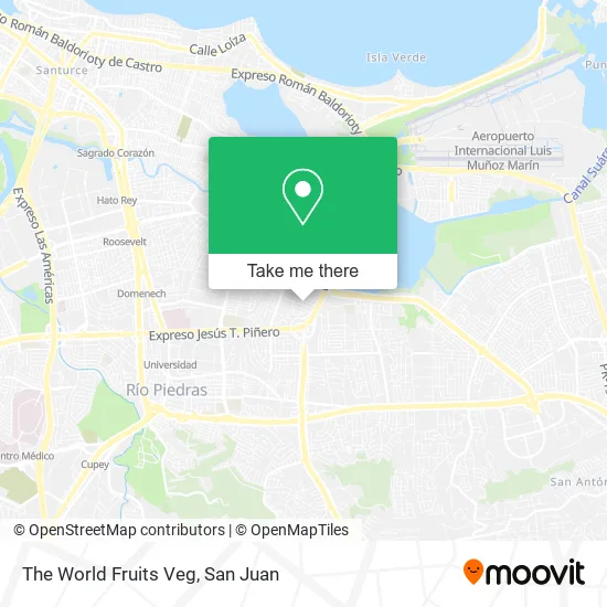 Mapa de The World Fruits Veg