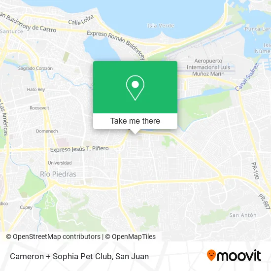 Cameron + Sophia Pet Club map