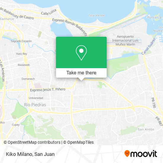 Kiko Milano map