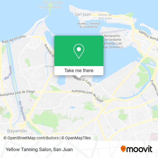 Mapa de Yellow Tanning Salon