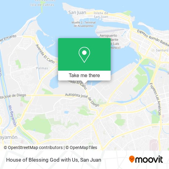 Mapa de House of Blessing God with Us