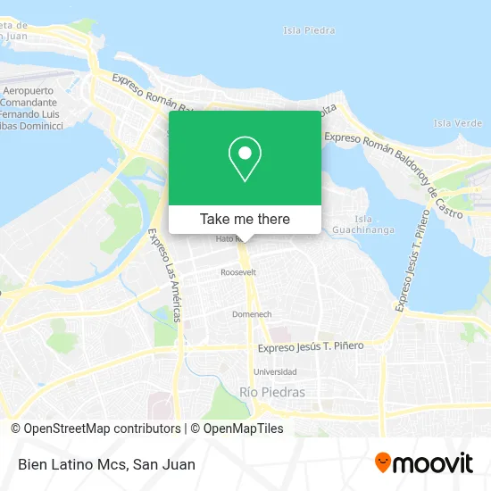 Bien Latino Mcs map