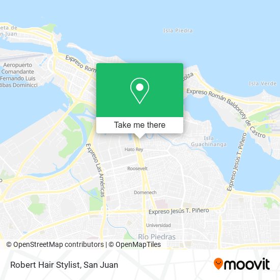 Robert Hair Stylist map