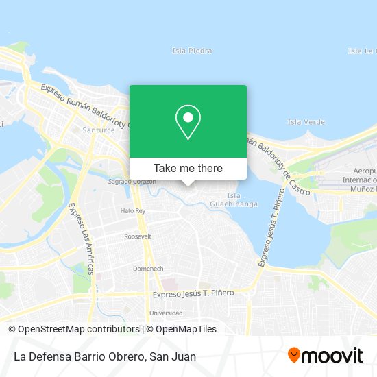 La Defensa Barrio Obrero map