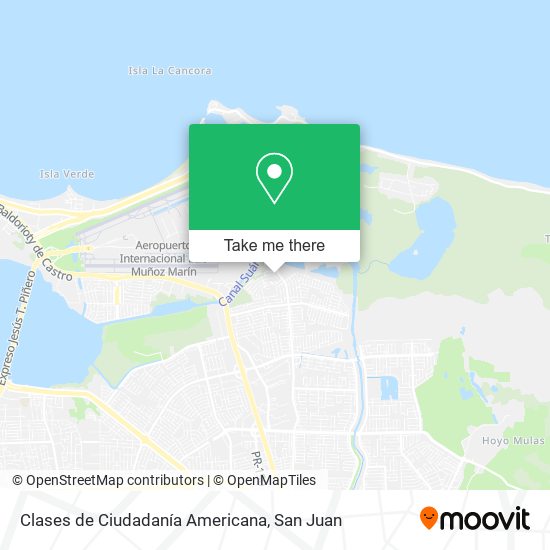 Clases de Ciudadanía Americana map