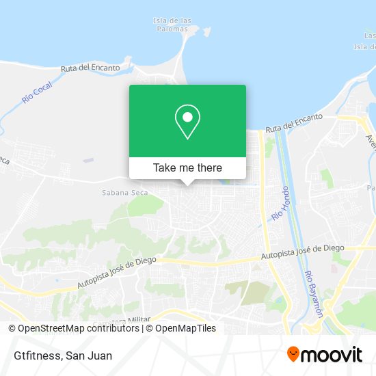 Gtfitness map