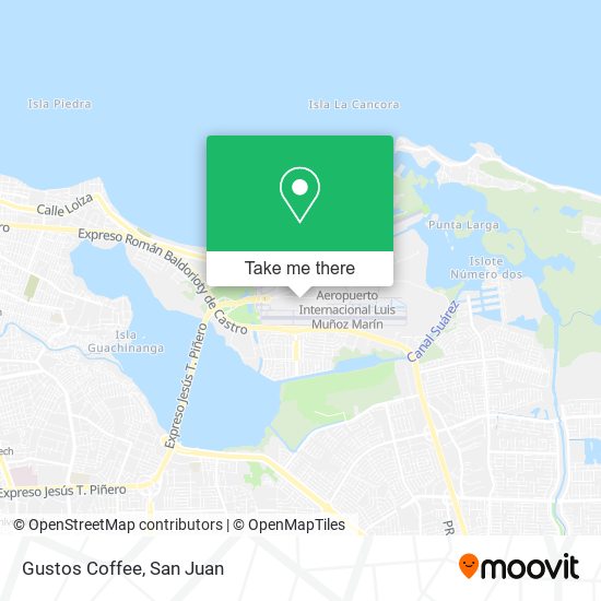 Gustos Coffee map