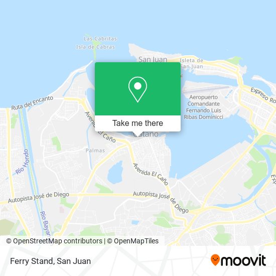 Ferry Stand map