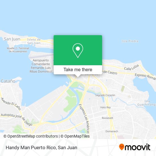 Handy Man Puerto Rico map