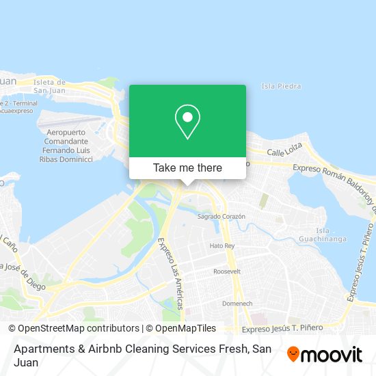 Apartments & Airbnb Cleaning Services Fresh map