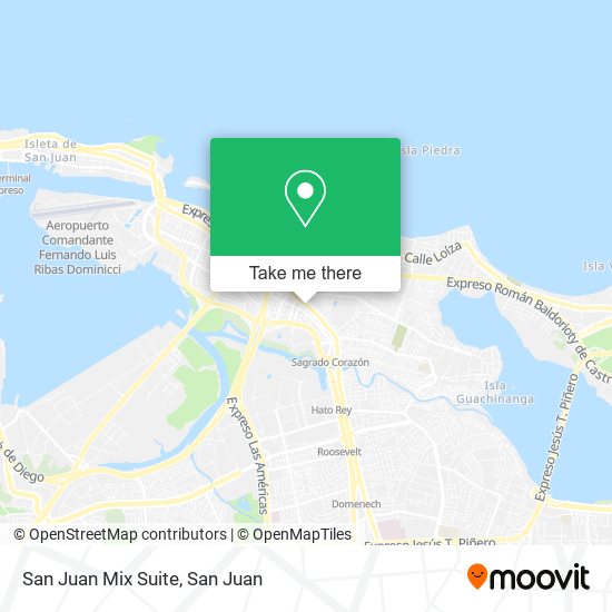San Juan Mix Suite map