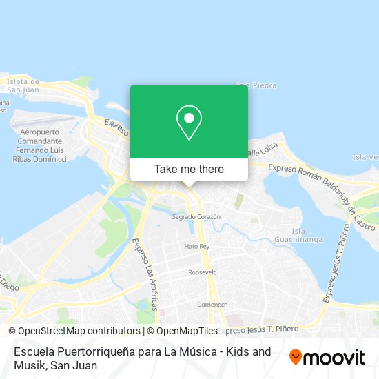 Mapa de Escuela Puertorriqueña para La Música - Kids and Musik