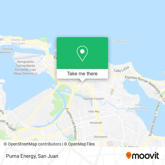 How to get to Puma Energy in San Juan by Bus or Train