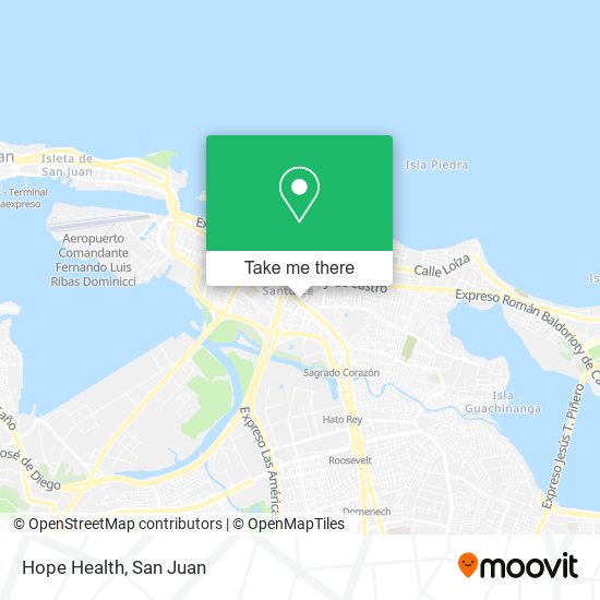 Mapa de Hope Health