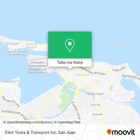 Mapa de Eliot Tours & Transport Inc
