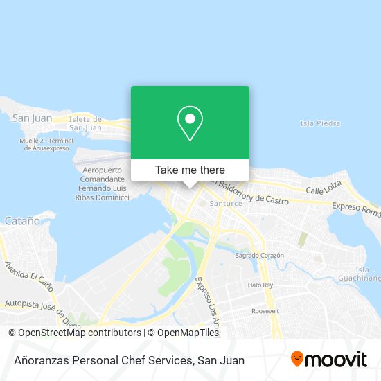 Añoranzas Personal Chef Services map