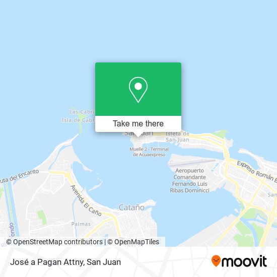 Mapa de José a Pagan Attny