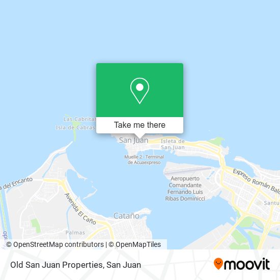 Old San Juan Properties map