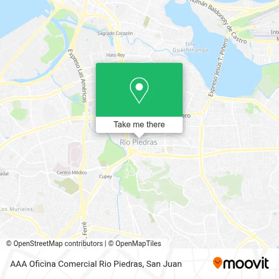 AAA Oficina Comercial Rio Piedras map
