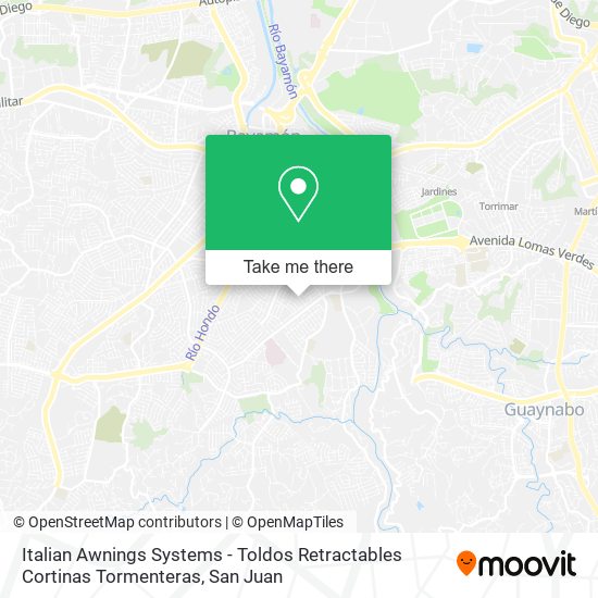 Italian Awnings Systems - Toldos Retractables Cortinas Tormenteras map