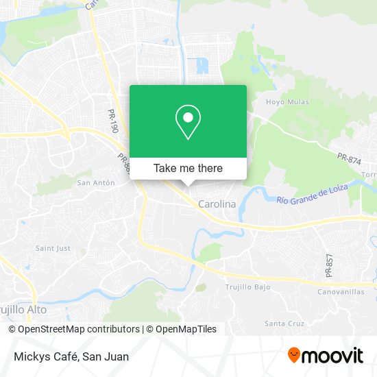 Mickys Café map