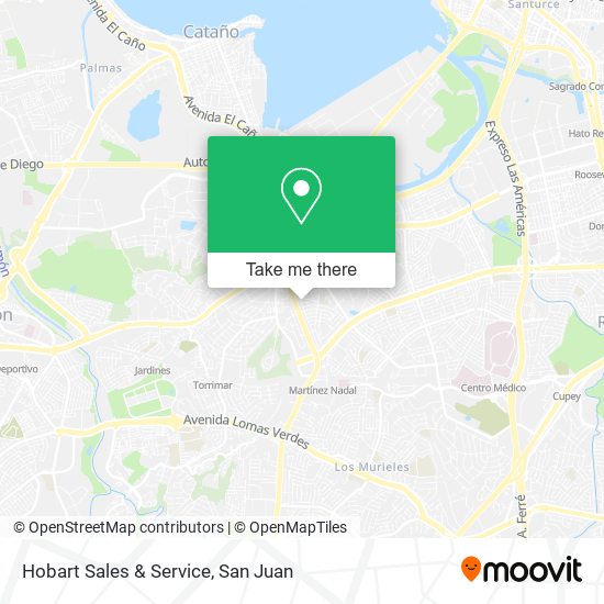 Hobart Sales & Service map