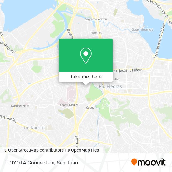 TOYOTA Connection map