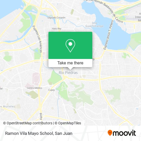 Ramon Vila Mayo School map