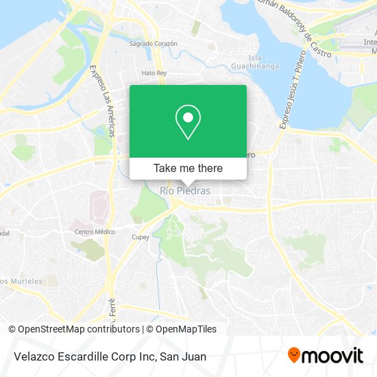 Velazco Escardille Corp Inc map