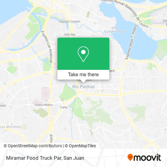 Miramar Food Truck Par map