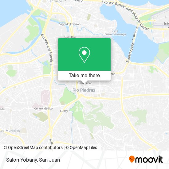 Salon Yobany map