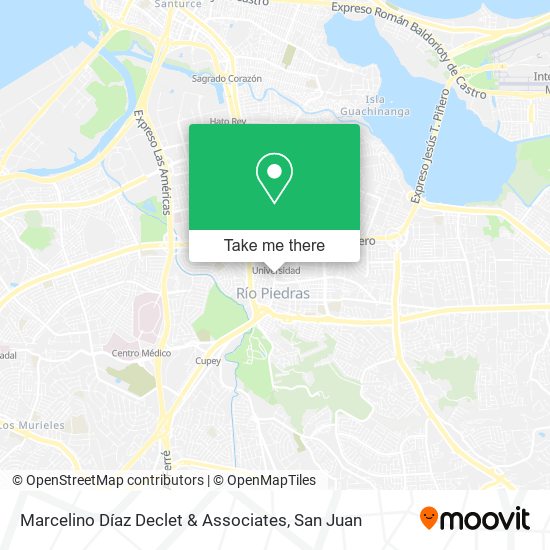 Marcelino Díaz Declet & Associates map