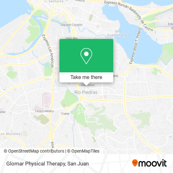 Mapa de Glomar Physical Therapy