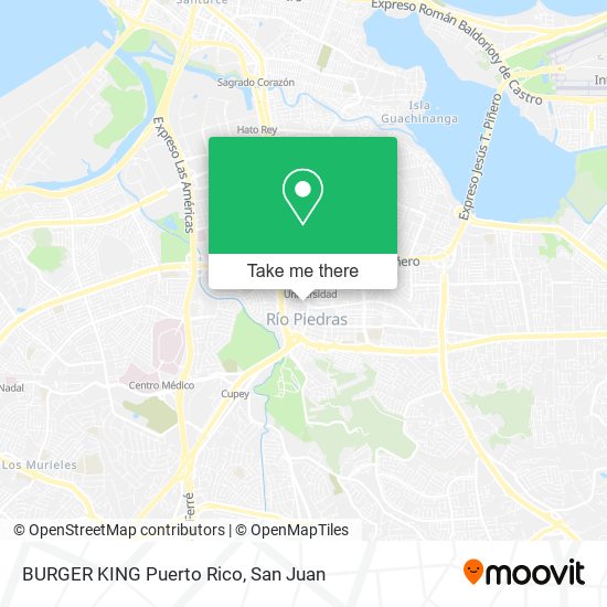 BURGER KING Puerto Rico map