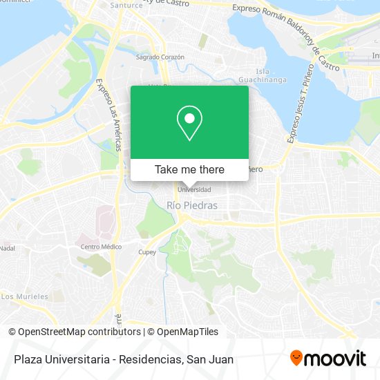 Plaza Universitaria - Residencias map