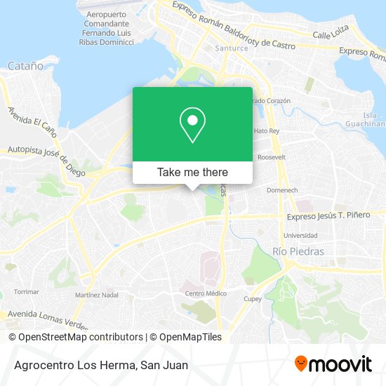Agrocentro Los Herma map