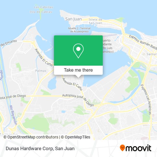 Dunas Hardware Corp map