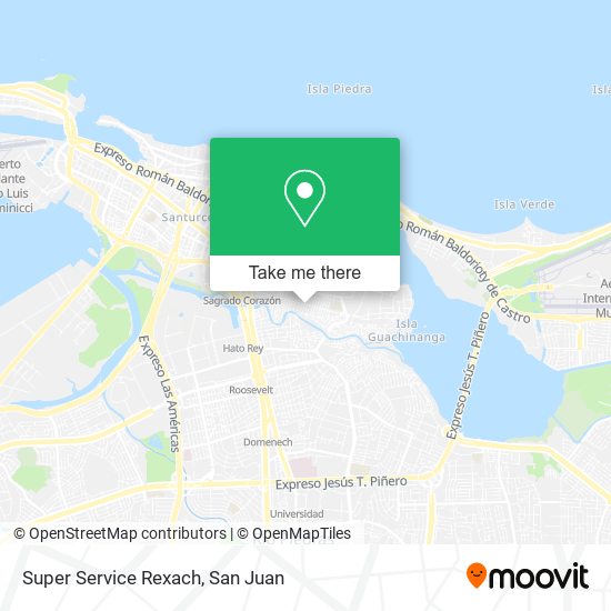 Mapa de Super Service Rexach