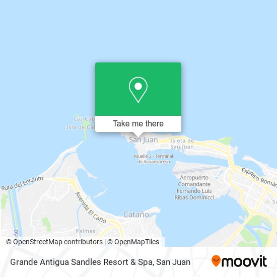 Grande Antigua Sandles Resort & Spa map