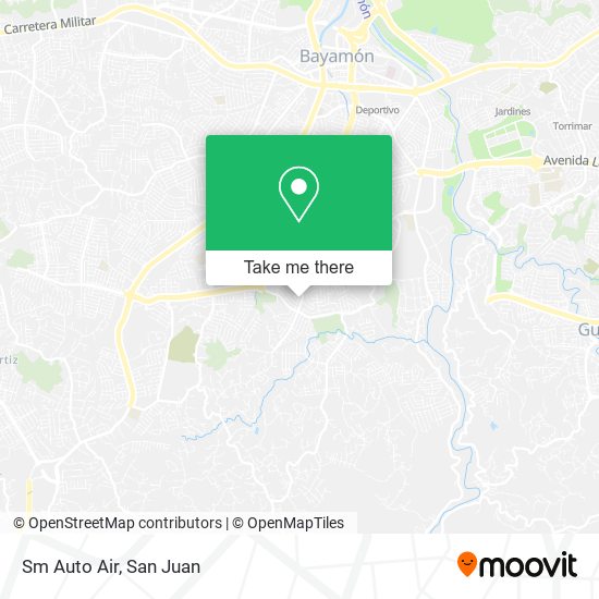 Mapa de Sm Auto Air