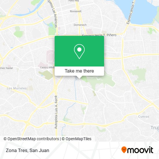 Mapa de Zona Tres